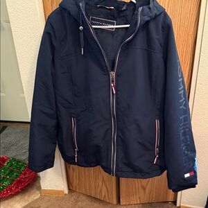 Tommy Hilfiger Men's Dark Blue Windbreaker
